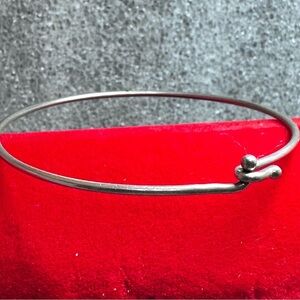 James Avery 925 Silver Hook and Eye Bracelet Charm Bangle 4311